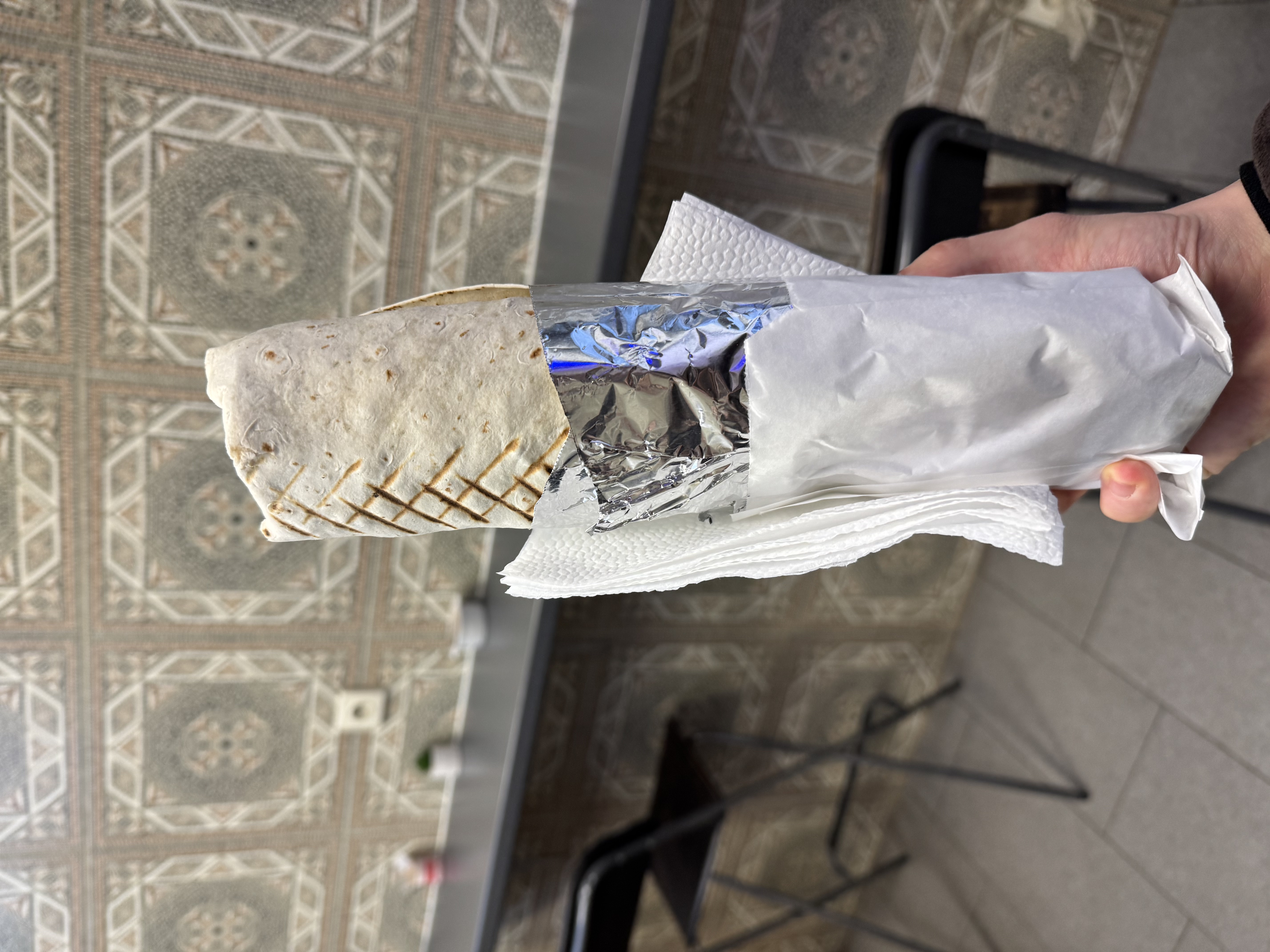 Pomer ruka kebab je spravny