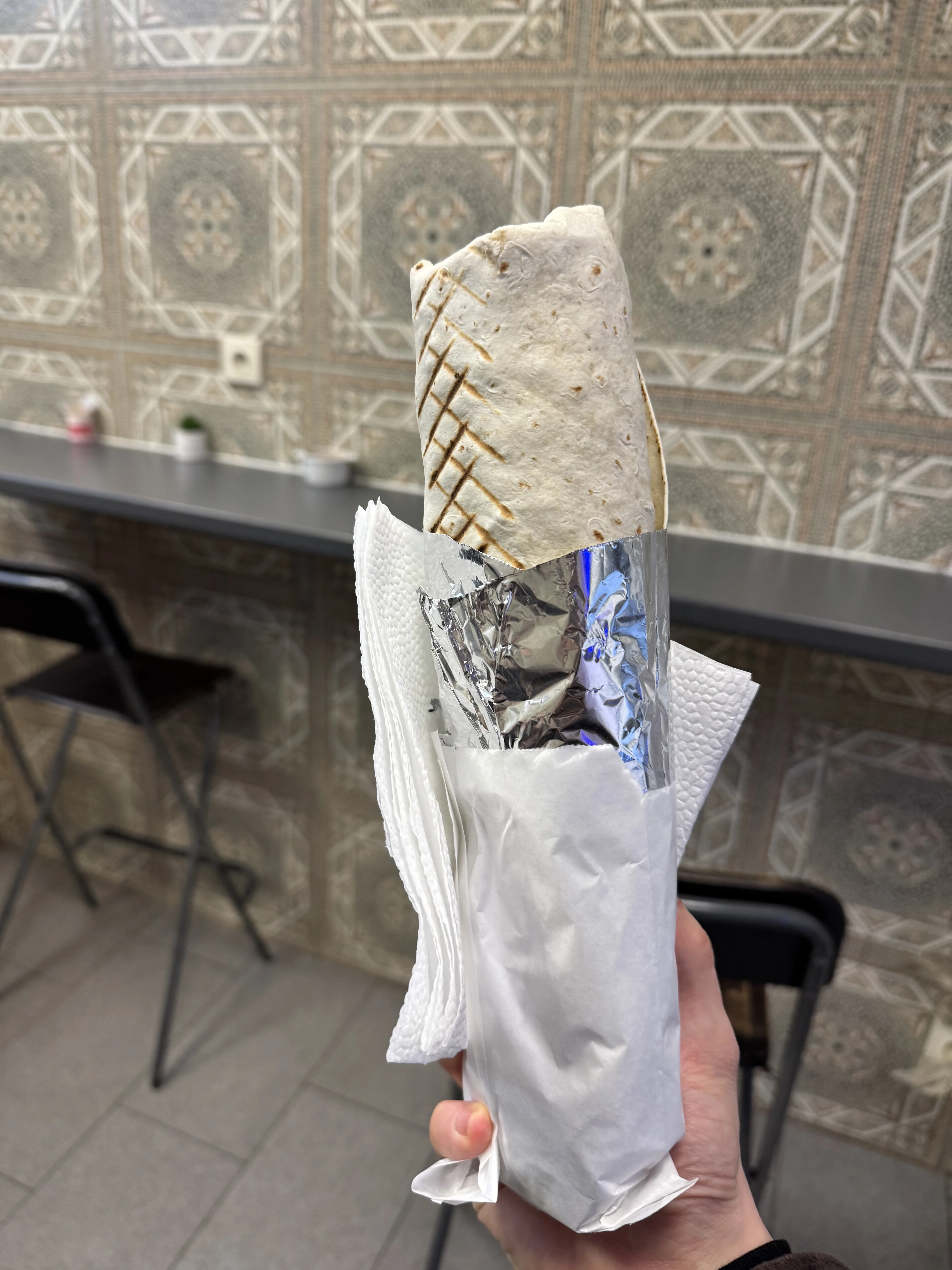 Pomer ruka kebab je spravny